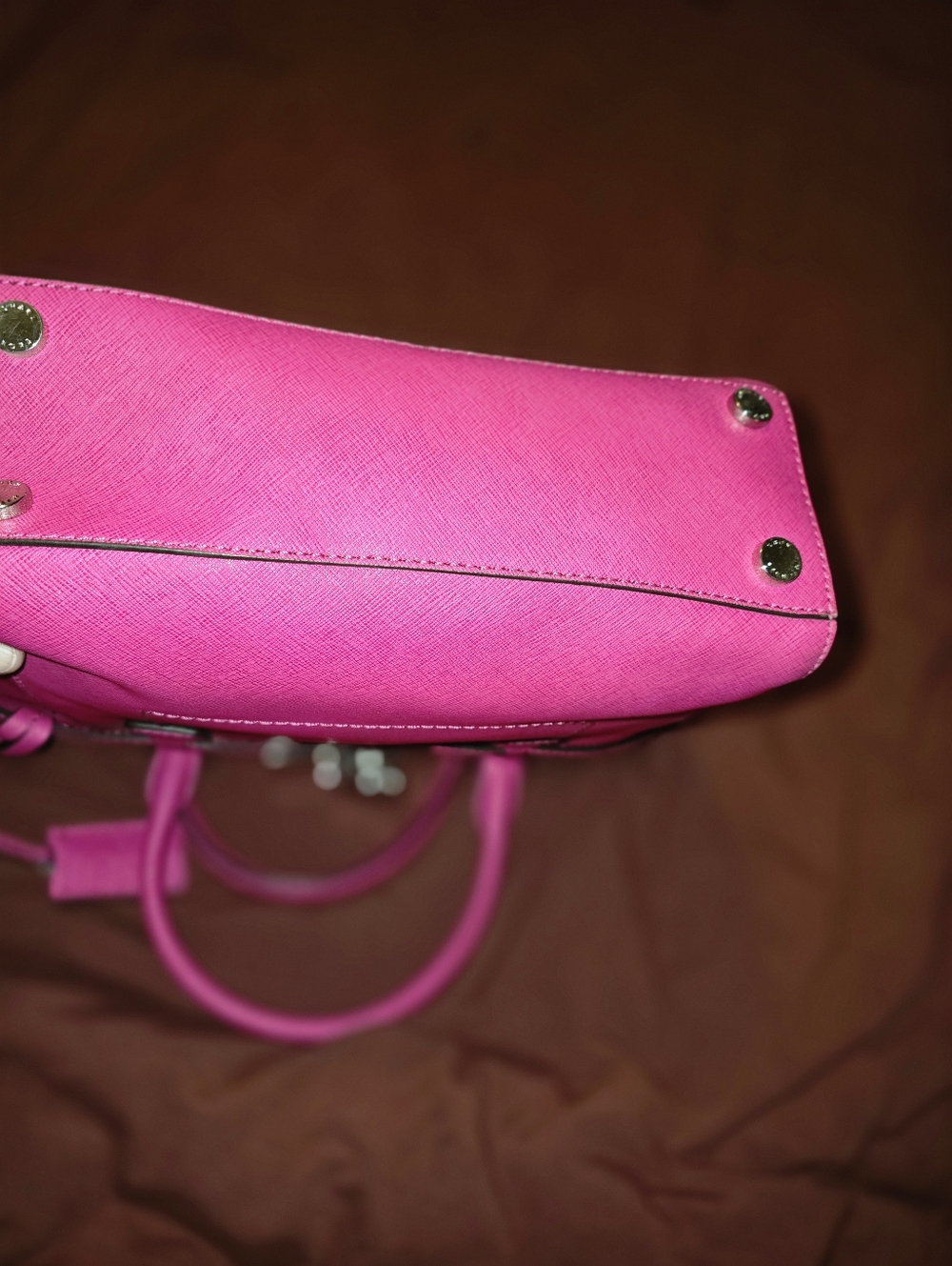 Michael Kors Hot Pink Satchel - Picture 5 of 6